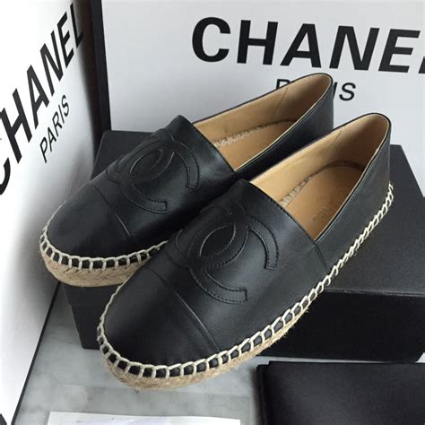 coco chanel shoes espadrillas fake|chanel espadrilles real vs real.